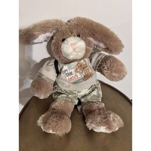 Rabbit Build A Bear Camo Tan Poseable Ears Easter Gift Backpack On The Move Stop